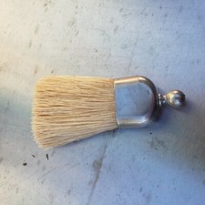Great vintage brush for dusting after shaving antique