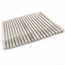 30Pcs Lapidary Diamond Drill Bits 0.4-3.0 mm Carving Burrs for Jewelry Making