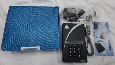 Apricorn Aegis Padlock DT 256-Bit ES XTS Encryption 4 TB USB 3.0 ADT-3PL256-4000