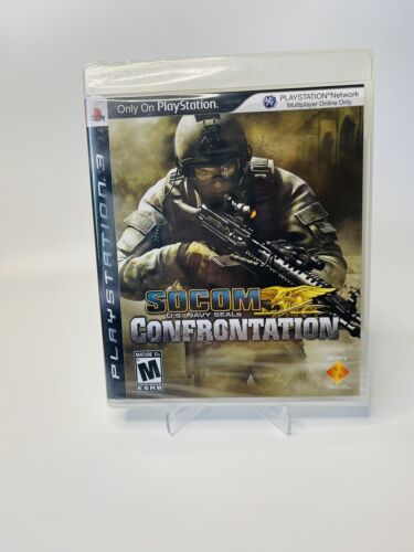 SOCOM: U.S. Navy SEALs Confrontation Sony PlayStation 3 PS3 New SEALED *Y-Fold!*