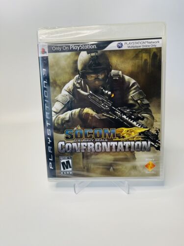 SOCOM: U.S. Navy SEALs Confrontation Sony PlayStation 3 PS3 New SEALED *Y-Fold!* - Afbeelding 1 van 17