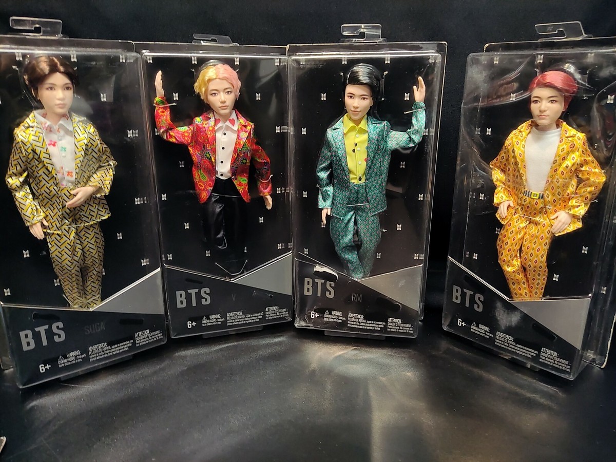 Mattel Bangtan BTS Idol 7 Doll Set Suga Jimin RM J-Hope V