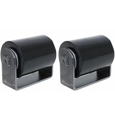Slide Gate Roller 3" Top Guide Rubber Sliding Rolling Metal Door Wheel Lot 2