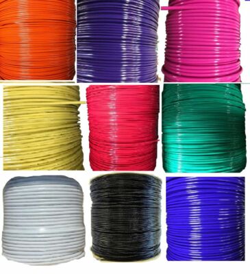 COLOR Vinyl Coated Wire Rope Cable,1/8'' - 3/16''  7x7 Cable
