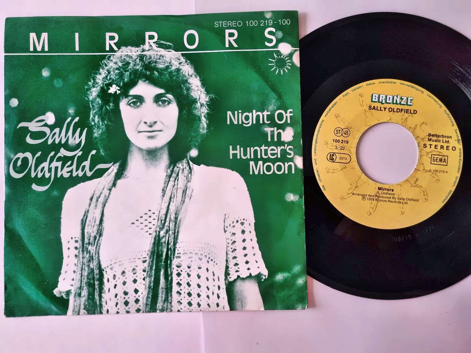 Sally Oldfield - Mirrors 7'' Vinyl Germany
