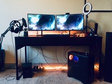 Used gaming pc setup.
