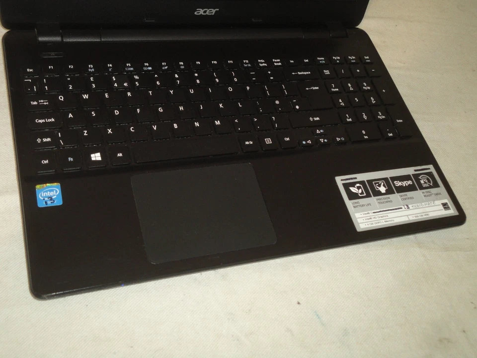 Acer Travelmate TM256 15.6" Wind 10 Laptop Core i3-4030u 12Gb Ram 500Gb Warranty - Image 4 of 4