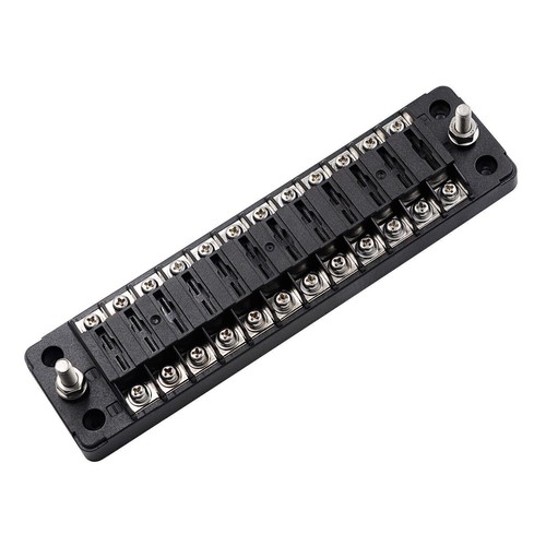 12 Ways Blade Fuse 32V 75A Car Boat Fuse Box Holder W/ Power Panel Board Camper - Picture 12 of 15