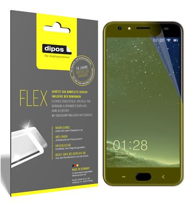 3x Schutzfolie für M-HORSE Power 2 Folie, 100% Displayabdeckung, dipos Flex