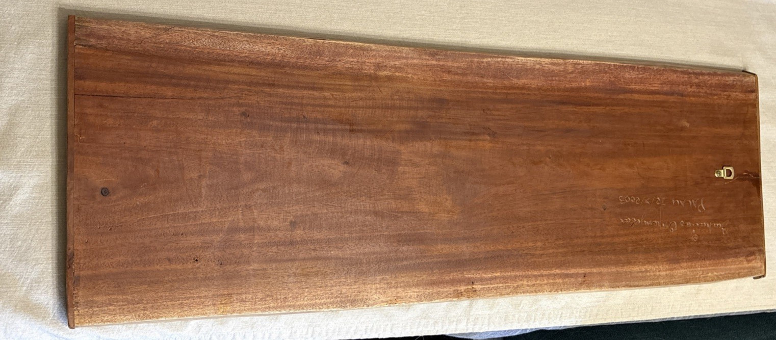 Large Palauan Storyboard Hand Carved by Zaharias Omengebar Master Carver Korvar