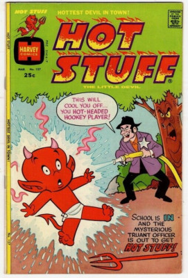 Hot Stuff No. 127,  March 1975,  The Mysterious Truant Officer, Ungraded