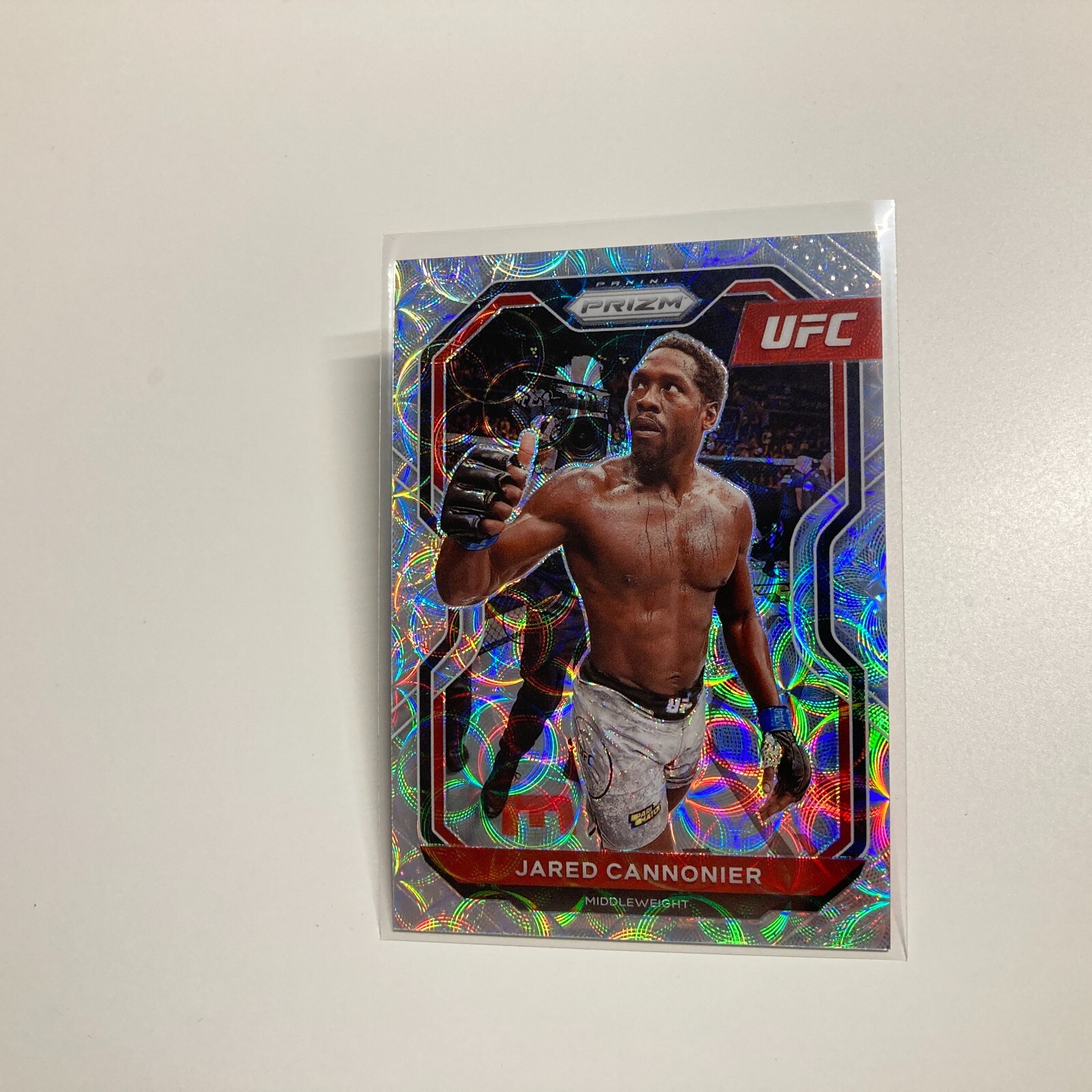 Jared Cannonier 2021 Panini Prizm UFC Premium Box Set Scope Prizm Card 66/99 #44