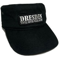 Army Cap Dresden You'll Never Walk Alone Schwarz Military Basecap Kappe MüTze