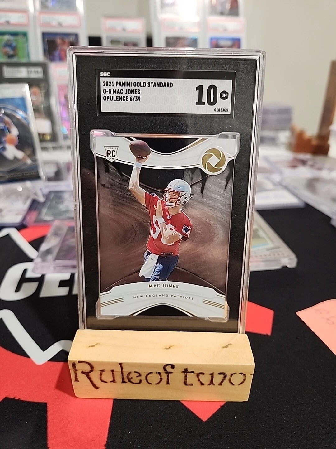 Mac Jones Panini Gold Standard Opulence Rookies #O5 Base