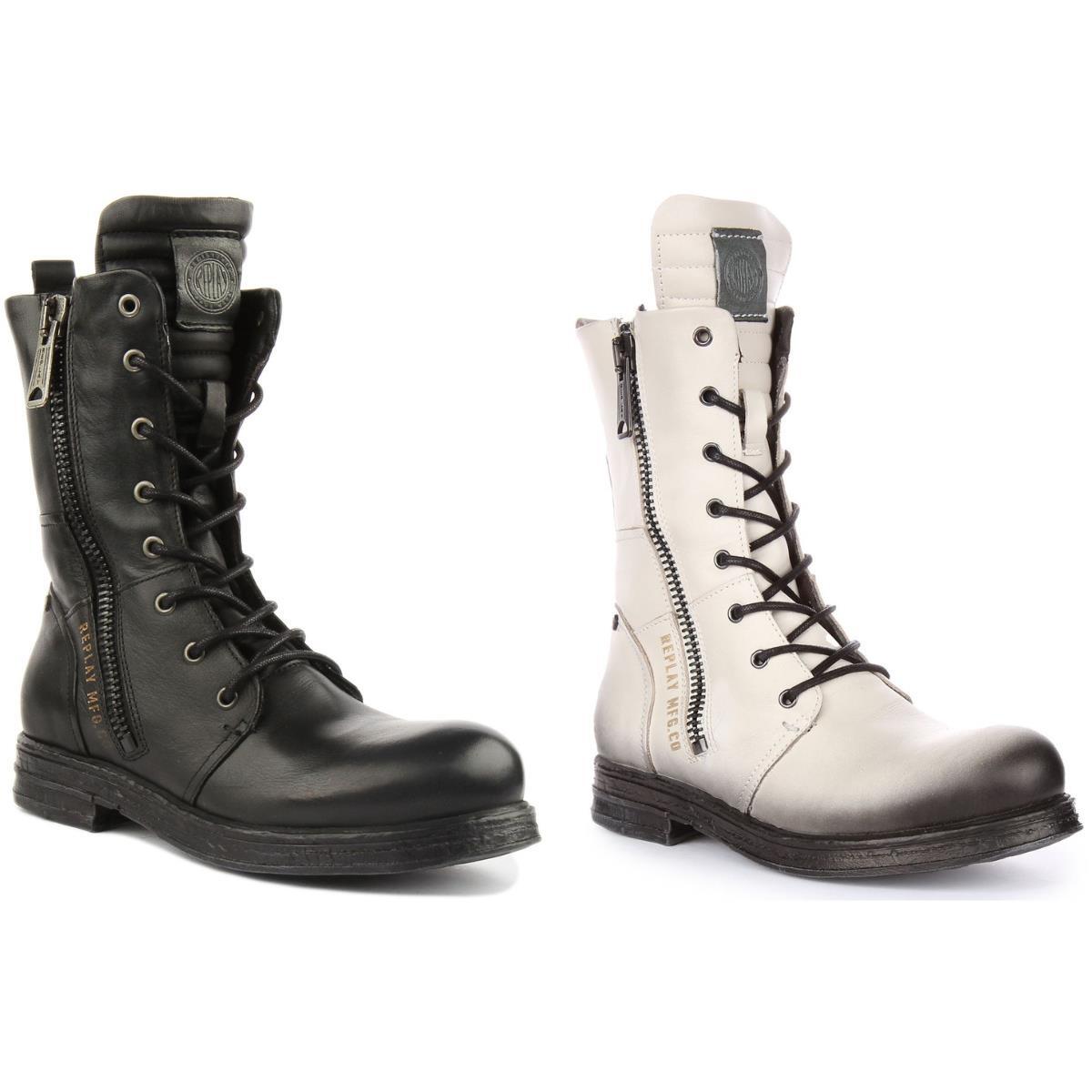 Damenstiefel Replay Stiefeletten Damen Schwarze Replay Stiefel Für