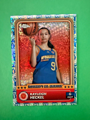 2024 Topps Chrome McDonald's All American Kayleigh Heckel McFlurry Refractor #54