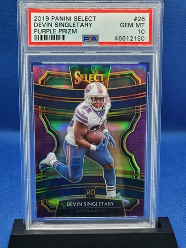 Devin Singletary [Purple Prizm] #26 2019 Panini Select card