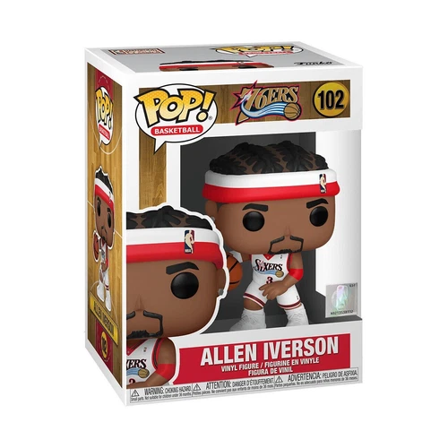 Funko POP! NBA Legends Allen Iverson #102 Vinyl Figure Philadelphia Sixers New