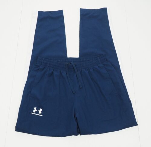Under Armour Vital Woven Pants Mens Medium Navy Blue Track Mesh Lined Training
