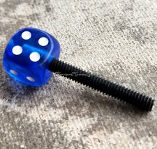 1 Tattoo Machine 8-32 American Thread Contact Screw Mini Candy Deep Blue Dice
