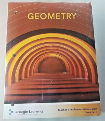 Carnegie Learning Geometry Teacher's Resources Assessment Guide 4 Vol Set New
