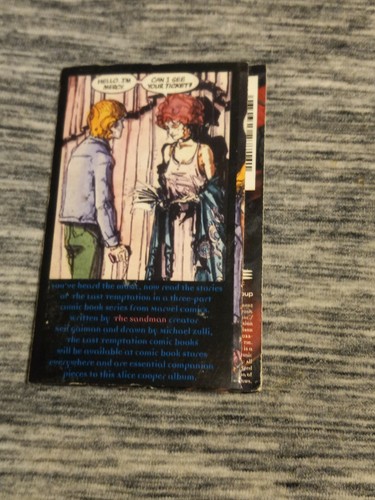 Alice Cooper The Last Temptation Cassette HTF Playtested - Picture 2 of 5