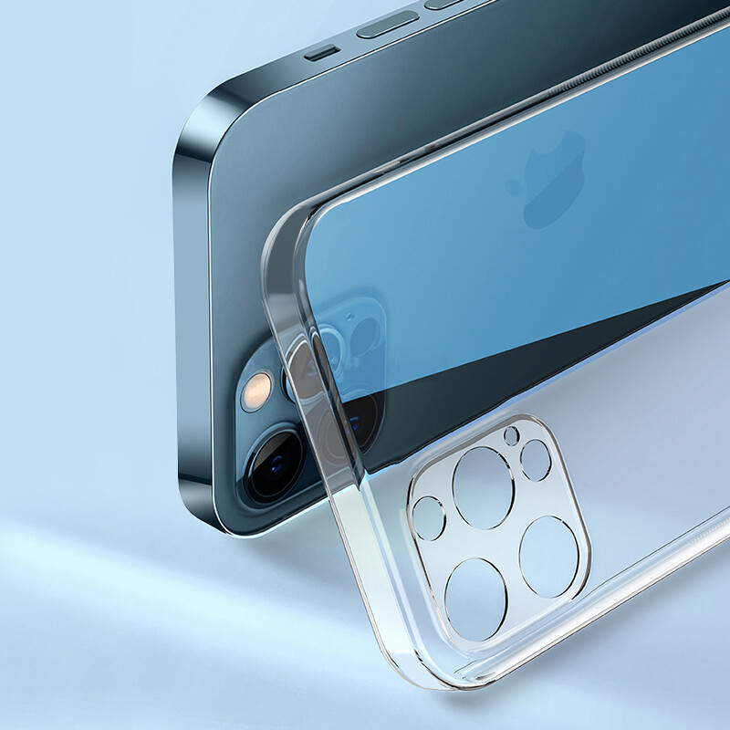 Coque IPhone Avec Verre Trempé - Compatible 16, 15, 14, 13, 12, 11, XR, 8+ - Transparente