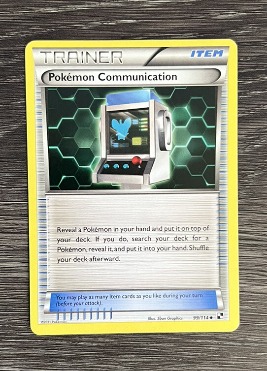 Pokemon Communication 99/114 - Black & White - Uncommon - Pokemon Card TCG - LP
