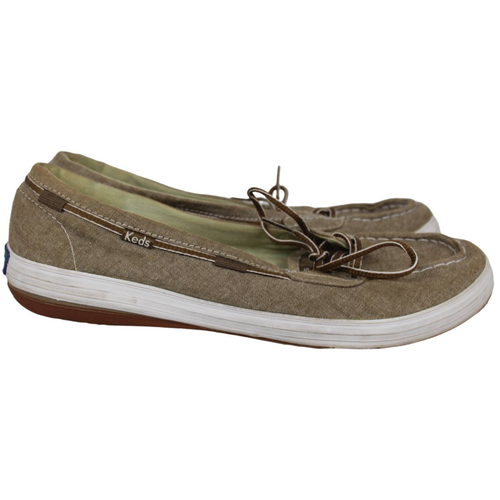Keds Womens Deck Boat Shoes Brown 