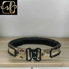 Multi-Camo-M  Tactical 2 Inch Combat Belt Quick Release Buckle MOLLE Hunting Spo