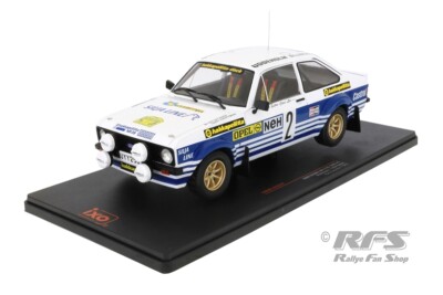 Ford Escort RS 1800 MK II Rallye Schweden Swedish Rally 1982 Vatanen 1:18 IXO