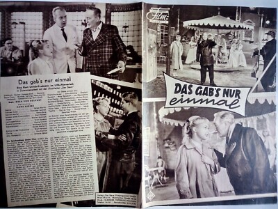 M47 FILMPROGRAMM DNFP - DAS GAB'S NUR EINMAL Hans Albers und andere