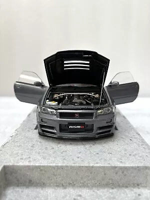 1/18 MotorHelix Nissan Skyline R34 GT-R Nismo Z-tune Gun 1/18 MotorHelix Nissan Skyline R34 GT-R Nismo Z-tune Gun