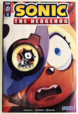 SONIC The HEDGEHOG Comic Book IDW #53 Cover RI September 2022