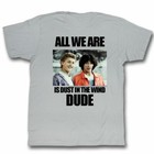 Bill and Ted Dust In The Wind Gray Heather Adult T-Shirt