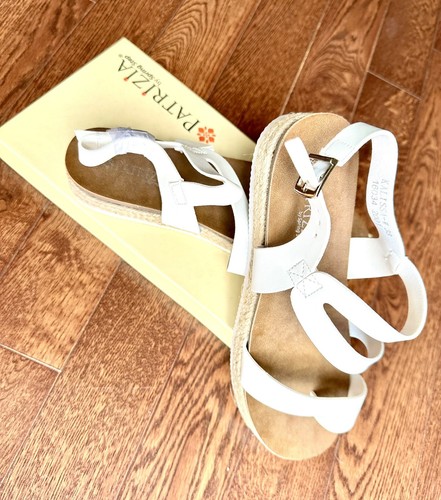 Patrizia by Spring Step Womens Kalissa White Thong Espadrilles Shoes Size 8 NWT - Picture 6 of 9
