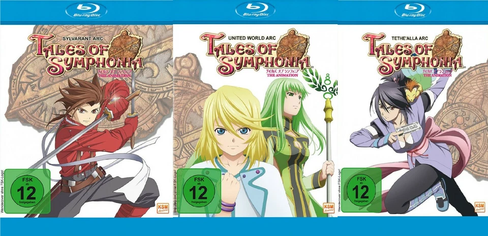 Tales of Symphonia - - Sylvarant - United World - Tethe´Alla ARC - 3 Blu Ray
