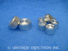 NEW Replacement DYNACO Knob Set - SILVER Machined Aluminum (PAS Tube Preamps)