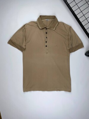 Stone island vintage polo shirt man logo