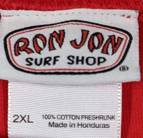 Ron Jon Surf Shop Orlando Sleeveless Shirt Mens Sz 2X Red Florida - Picture 3 of 13