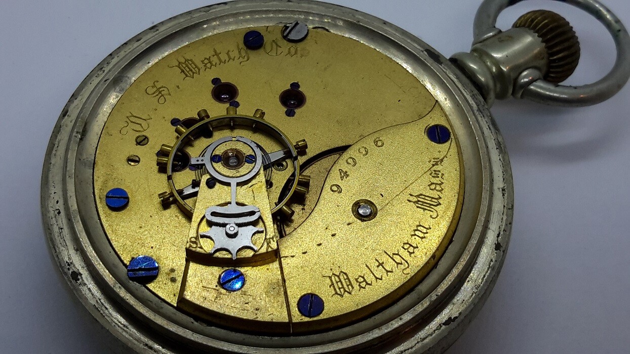 U.S. Watch Co. (Waltham, Mass) Grade 45 Pocket Watch image 1