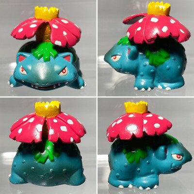 Lot De Figurines Pokémon Tomy - Bulbizarre, Herbizarre, Florizarre - Occasion