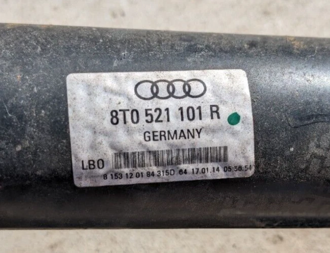 Conjunto de eje de transmisión 13-16 Audi RS5 S5 B8.5 4.2L 3.0T 7 velocidades DSG A/T 8T0521101R Foto 2 de 3