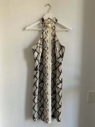 Carla Zampatti Snake Skin Dress - Size 