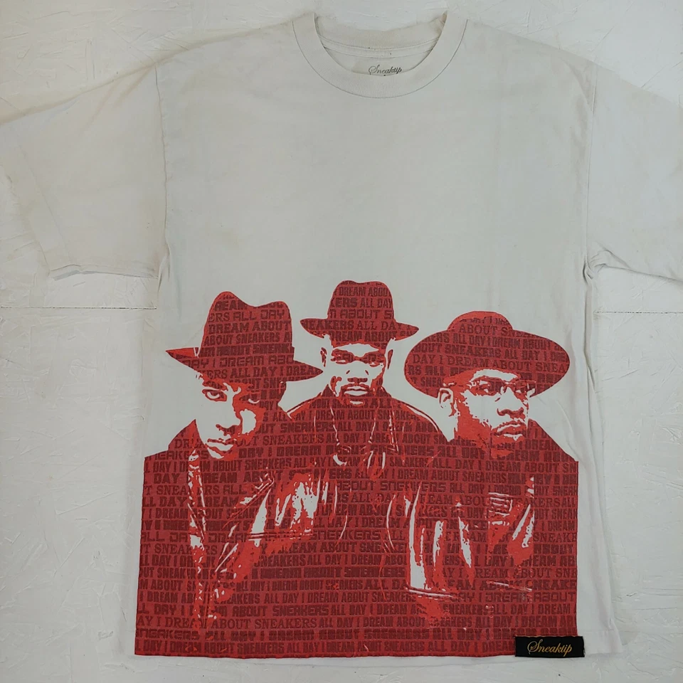 Sneaktip T-shirt Run DMC Sneaker Silhouette rap Artist Size Large street wear  - Image 3 of 4