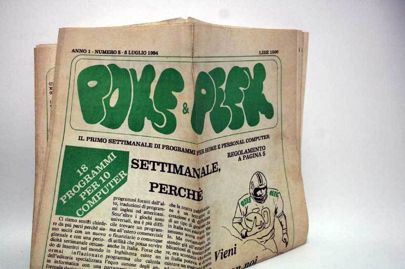 GIORNALE SETTIMANALE POKE & PEEK ANNO 1 N° 5 LUGLIO 1984 ED. ITALIANA GD1 59159 Specjalna wyprzedaż