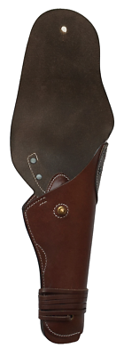 US WWII M1911 .45cal Brown Leather Hip Holster - Replica With Leg Strap