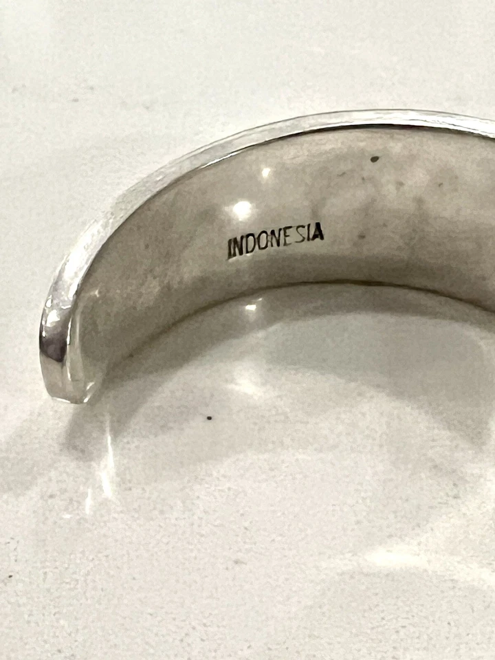 Brazalete de diseño hecho por Lois Hill 7 1/2 L pesado 41,8 gr Foto 4 de 4