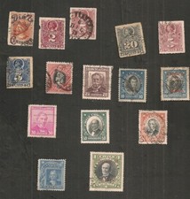 CHILI COLLECTION 15 TIMBRES ANCIENS CELEBRITES