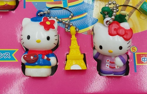Sanrio Hello Kitty Kabaya Sample Box 1999 con 8 llaveros / 8 llaveros - Imagen 6 de 18